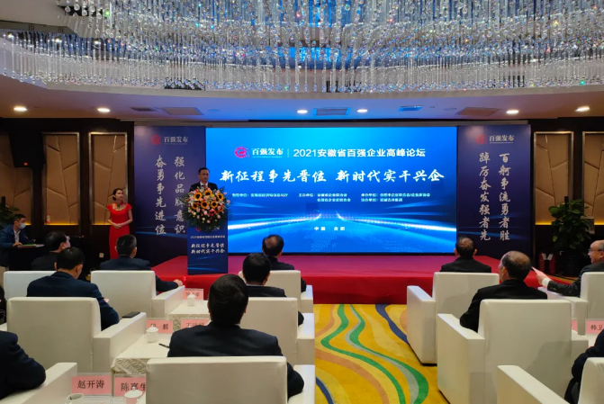 2021安徽百强企业榜发布！芜湖新兴铸管上榜！